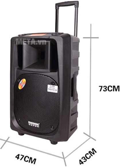 Loa di động Temeisheng 2398 có kích thước nhỏ gọn