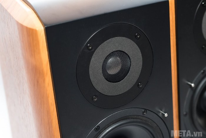 Driver treble của loa Edifier S1000DB có đường kính 1 inch được bọc lưới sắt bảo vệ bên ngoài chắc chắn