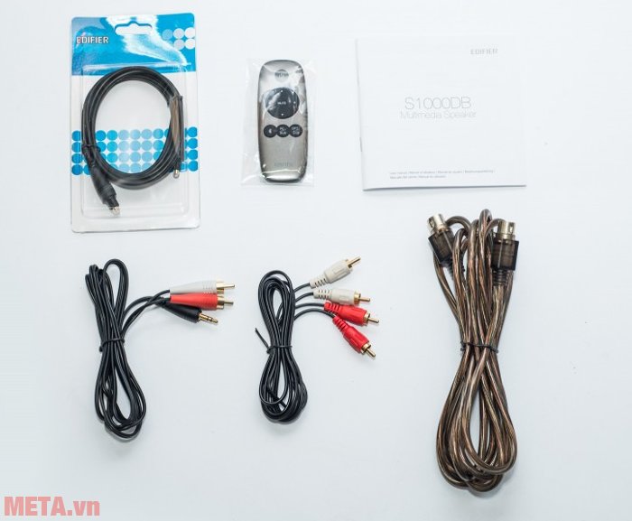 Phụ kiện đi kèm loa 2.0 Edifier S1000DB