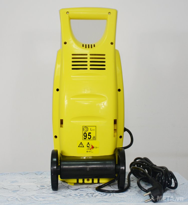 Mặt sau của máy rửa xe cao áp HiClean HC 110 Mặt sau của máy rửa xe cao áp HiClean HC 110