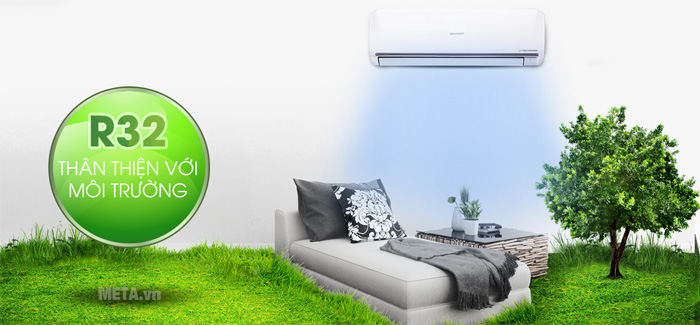 Máy sử dụng môi chất làm lạnh R32 thân thiện với môi trường