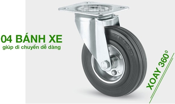 Máy làm mát không khí Kachi ESC12-70P-2 có 4 bánh lăn mượt mà	