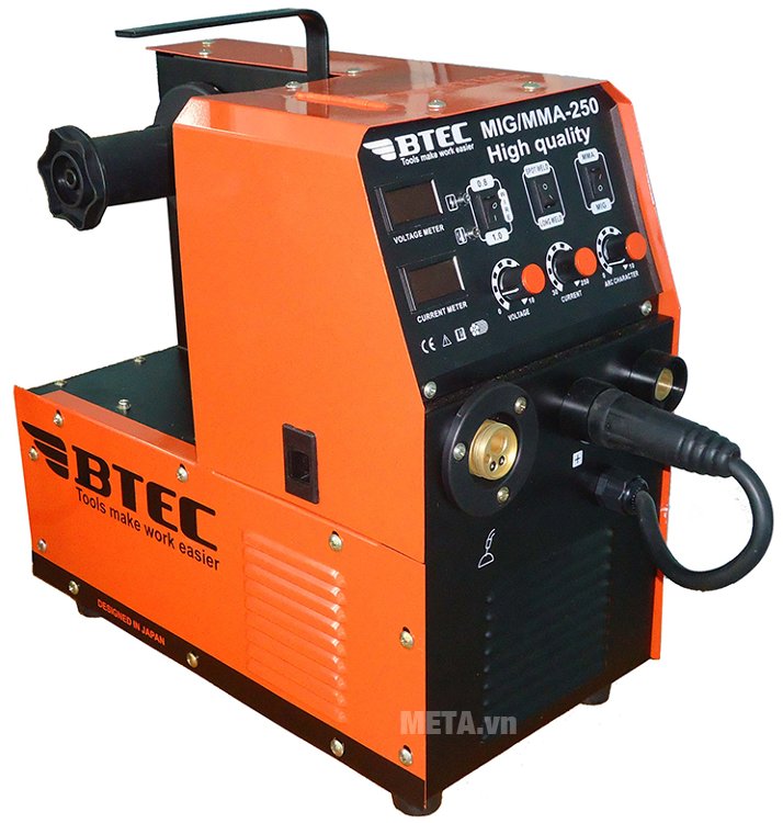 Máy hàn điện tử cuộn dây CO2 Btec MIG/MMA 250A sản xuất theo công nghệ Nhật Bản