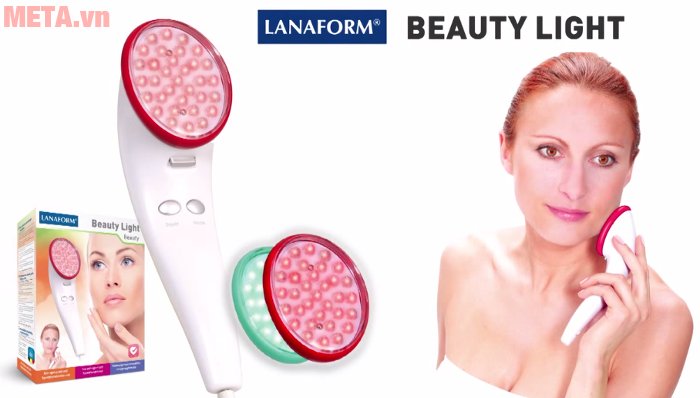 Máy massage mặt hồng ngoại Lanaform Beauty Light LA131307 giúp da săn chắc, mờ nếp nhăn 