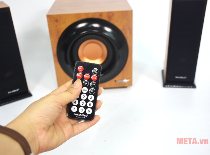 Loa SoundMax A2116 2.1 có điều khiển từ xa 