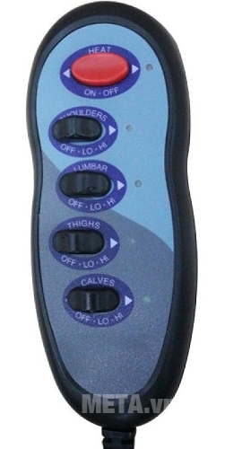 Chức năng tập trung sâu vào vai, lưng, bắp đùi, bắp chân và chế độ xung điện 