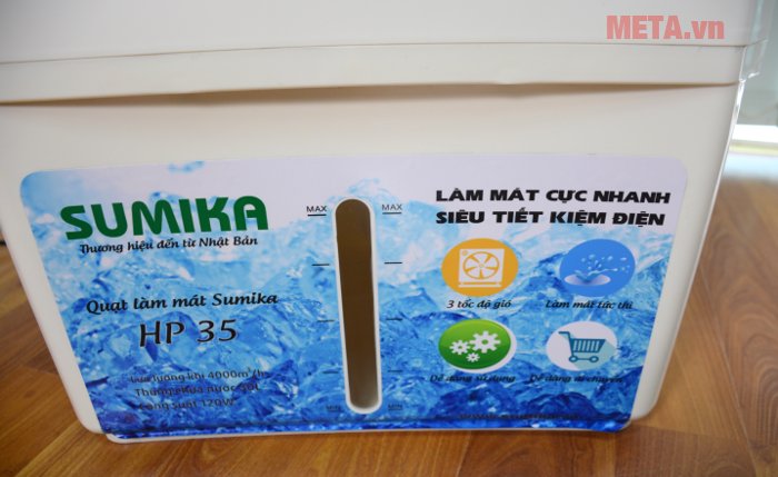 Máy làm mát gia đình Sumika HP35 với bình nước có dung tích 30 lít Máy làm mát gia đình Sumika HP35 với bình nước có dung tích 30 lít