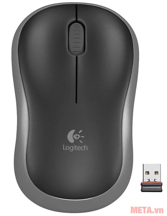 Chuột quang không dây Logitech B175 dùng 1 pin AA 