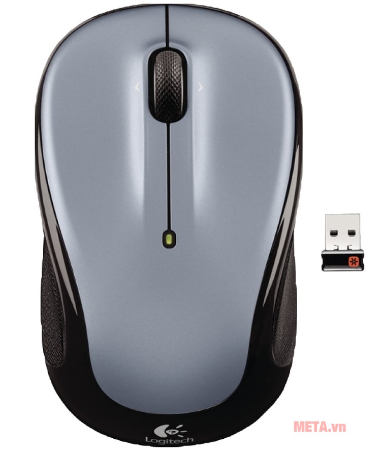  Chuột không dây Logitech M325 với thiết kế cân đối phù hợp cho người thuận cả 2 tay