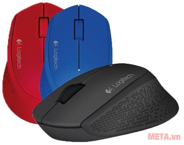  Bộ chuột quang không dây Logitech M331 với nhiều màu sắc trẻ trung, năng động