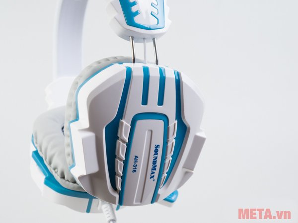 Tai nghe SoundMax AH-316 trang bị đệm tai siêu êm cho bạn thoải mái khi dùng Tai nghe SoundMax AH-316 trang bị đệm tai siêu êm cho bạn thoải mái khi dùng