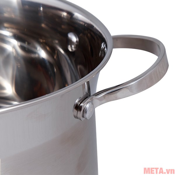 Quai nồi inox Elmich Ibiza 2350124 được tán đinh chắc chắn 