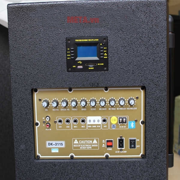 Bảng điều khiển giúp bạn điều chỉnh âm thanh dễ dàng