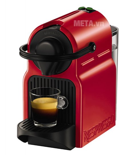 Máy pha cà phê viên nén Nespresso Krups Inissia màu đỏ 