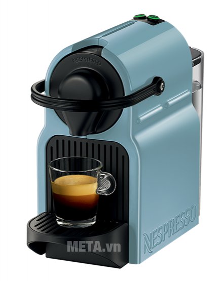 Máy pha cà phê viên nén Nespresso Krups Inissia màu xanh 