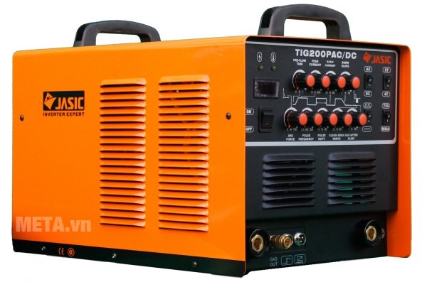 Jasic TIG 200P AC/DC (R60) có thể hàn được thép, hợp kim thép, đồng, Titan, nhôm, hợp kim của nhôm, magie...