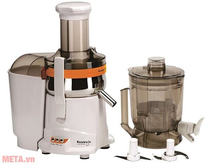 Máy ép trái cây đa năng 2 trong 1 Kuvings NJM-8060TK được làm bằng nhựa cao cấp 