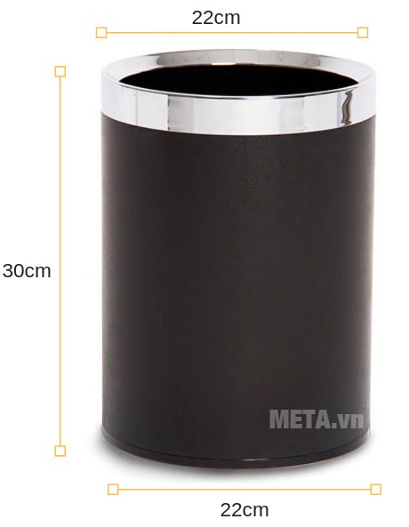 Kích thước của thùng rác 2 lớp Dual kiểu Âu Fitis ROM1-901