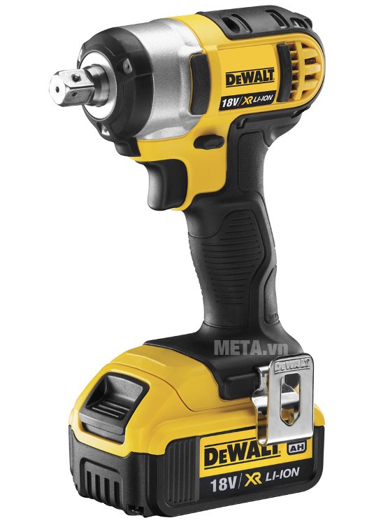 Máy siết bu lông dùng pin DeWalt DCF880M2 có vỏ máy bằng nhựa cao cấp 