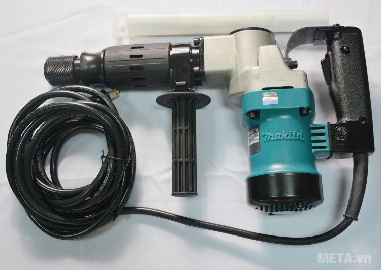 Máy đục bê tông Makita HM0810TA in thương hiệu trên thân máy 