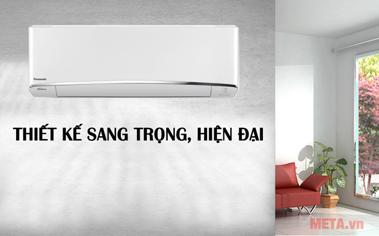 Điều hòa một chiều Panasonic 9000BTU CU/CS-U9TKH-8 có thiết kế sang trọng, hiện đại 