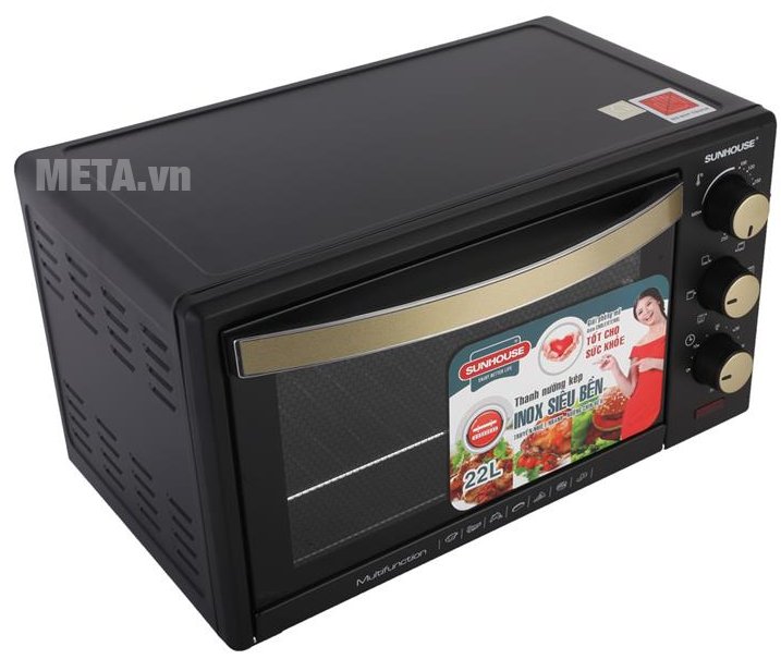 Lò nướng Sunhouse SHD4222 màu đen 