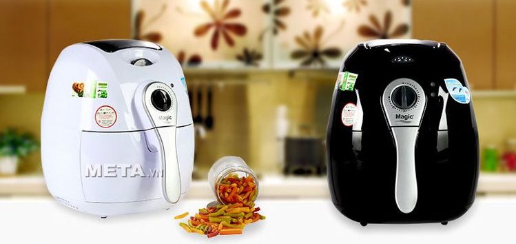 Nồi chiên nướng chân không Magic A71 giúp chiên nướng nhanh mà không bị ám mùi thực phẩm. Nồi chiên nướng chân không Magic A71 giúp chiên nướng nhanh mà không bị ám mùi thực phẩm.