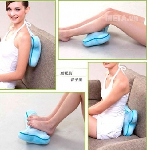 Gối massage I-Puffy MC-JS160 tác động ấn sâu đến cơ thể 