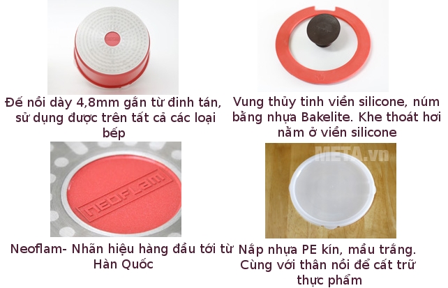 Cấu tạo chất lượng của nồi Miris Cấu tạo chất lượng của nồi Miris