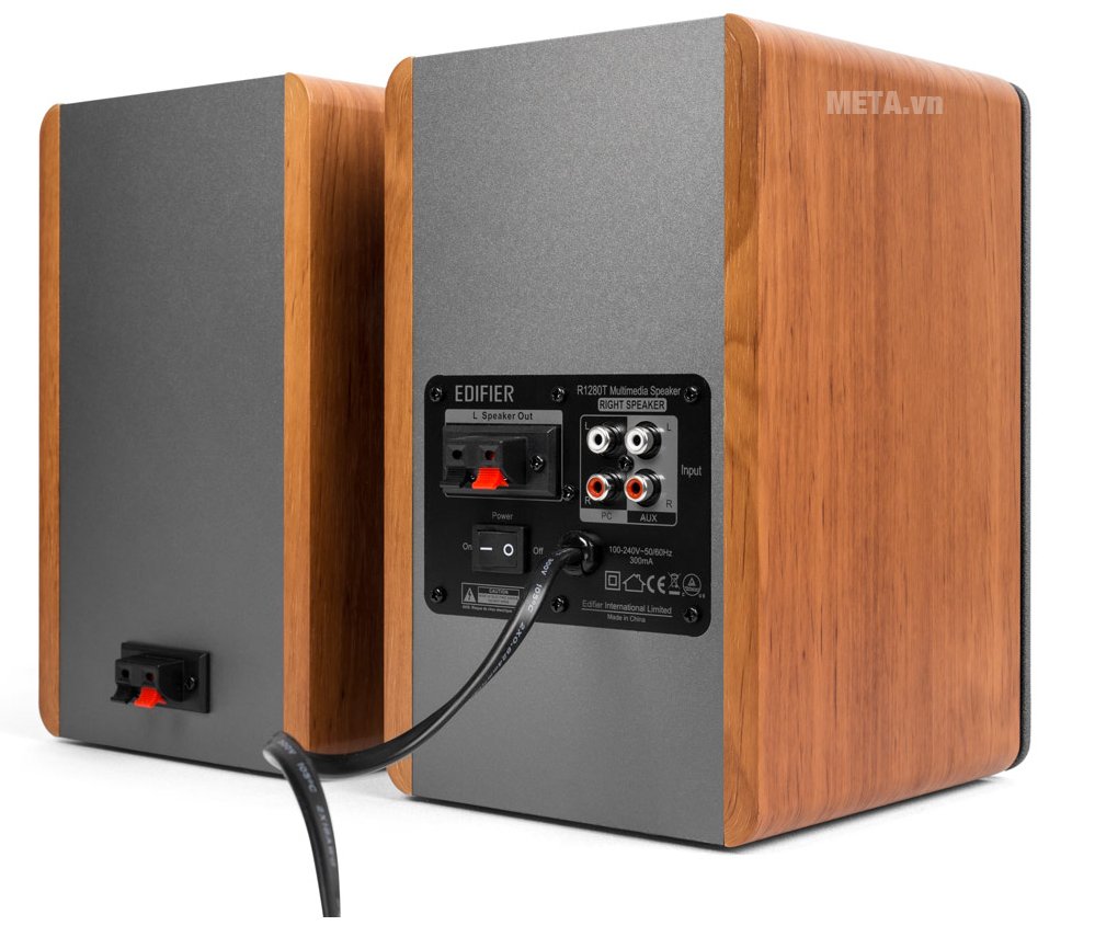 Loa Edifier R1280T có thiết kế đẹp mắt 