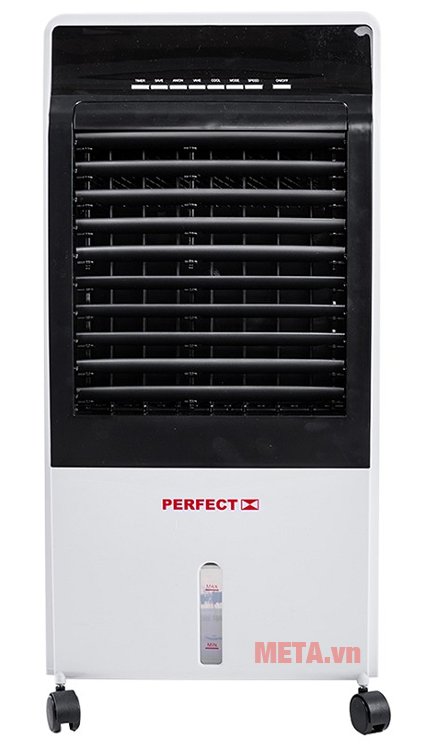 Quạt làm mát không khí Perfect AC79 có bánh xe có thể xoay 360 độ