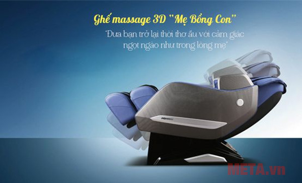 Ghế massage đưa bạn trở lại thời ấu với cảm giác ngọt ngào như trong lòng mẹ