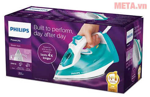 Bàn là hơi nước Philips GC2992 có hộp đựng chắc chắn 