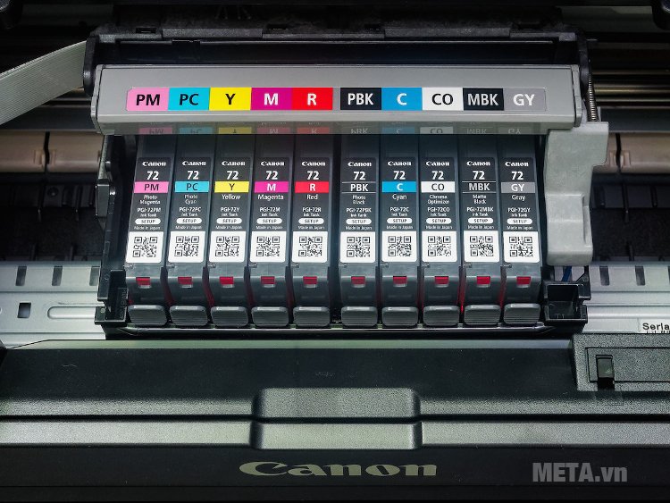Máy in phun màu Canon PIXMA PRO-10 có hệ thống mực 10 màu  Máy in phun màu Canon PIXMA PRO-10 có hệ thống mực 10 màu