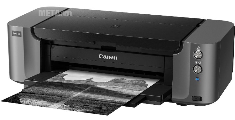 Máy in phun màu Canon PIXMA PRO-10 có tốc độ in tối đa 3 phút 35 giây (khổ A3) Máy in phun màu Canon PIXMA PRO-10 có tốc độ in tối đa 3 phút 35 giây (khổ A3)