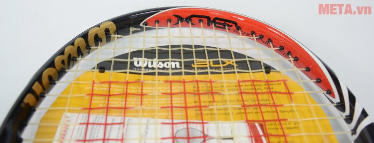 Vợt tennis trẻ em Wilson Six One 25 BLX WRT530100 thiết kế khung vợt cứng cáp 