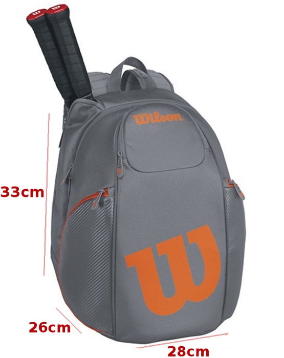 Balo tennis Wilson Vancouver BackPack WRZ844796 thiết kế cân đối