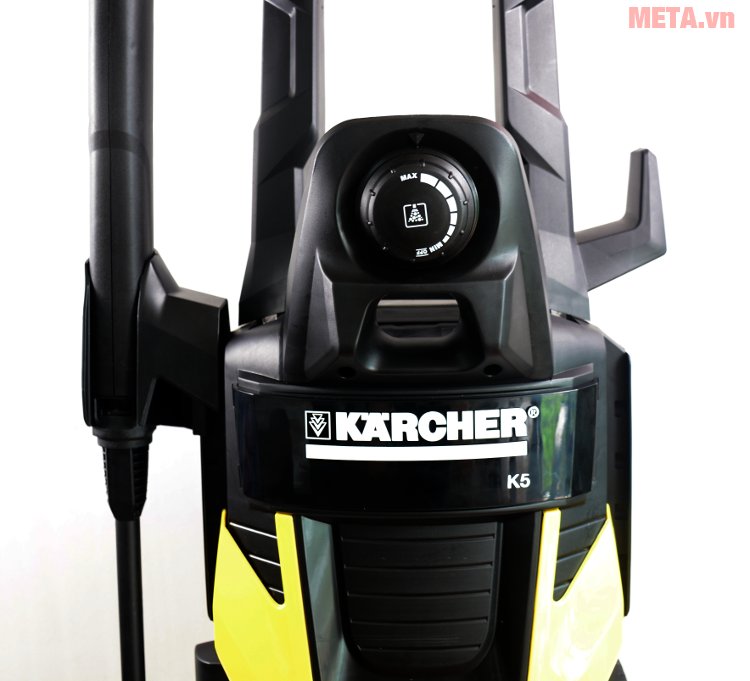 Máy phun áp lực cao Karcher K5 có van điều chỉnh lượng chất tẩy rửa 