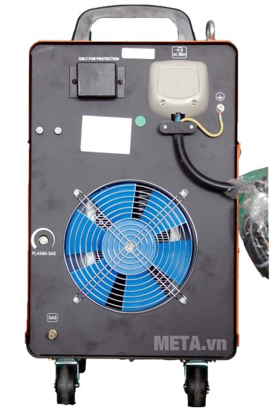 Máy cắt kim loại Plasma Jasic CUT-100 (J78) trang bị quạt tản nhiệt phía sau máy 