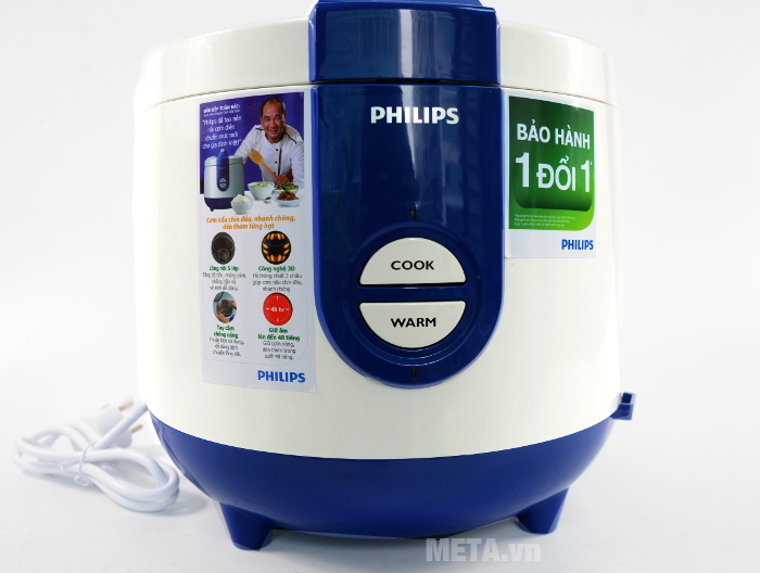 2 chế độ nấu cơm và làm ấm 