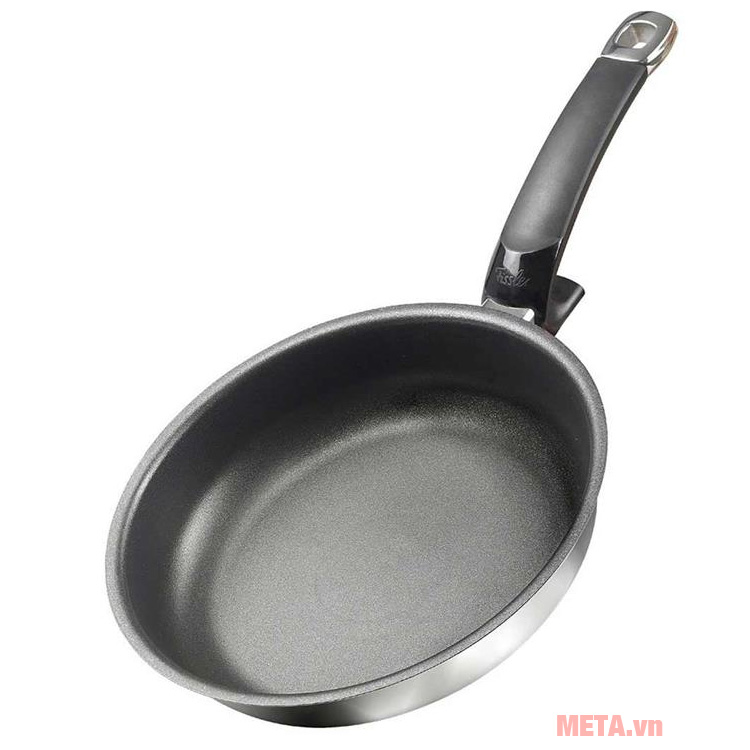 Chảo gia dụng Fissler Steelex với thiết kế màu đen sang trọng 