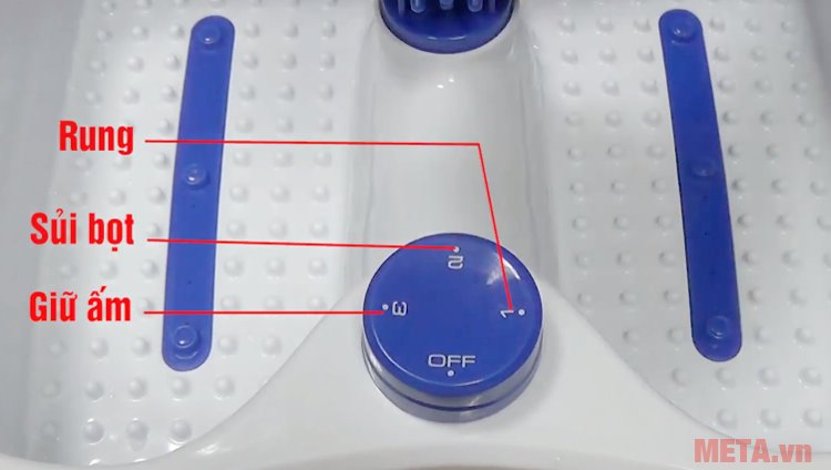 Các chức năng của bồn massage chân Laica PC1017 Các chức năng của bồn massage chân Laica PC1017