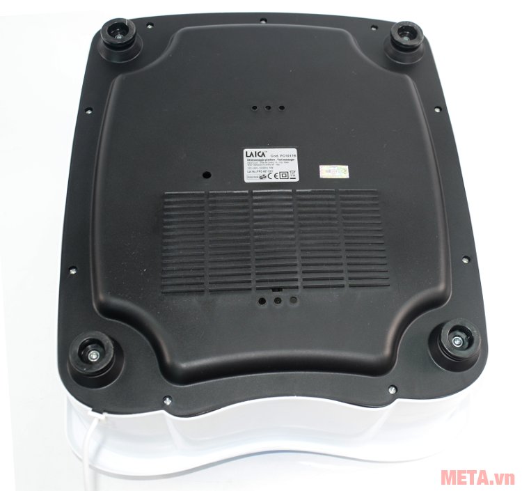 Bồn ngâm chân Laica PC1017 có 4 chân đế giúp cố định bồn chắc chắn trên nền nhà Bồn ngâm chân Laica PC1017 có 4 chân đế giúp cố định bồn chắc chắn trên nền nhà