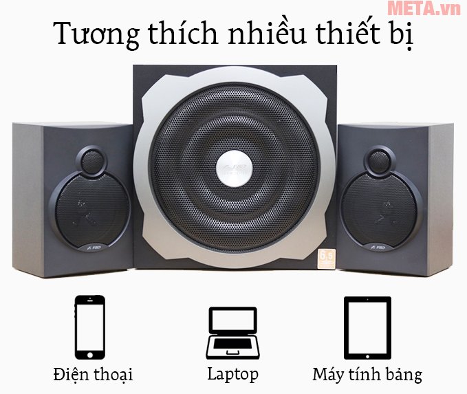 Loa vệ tinh Fenda A521 kết nối được với nhiều thiết bị  Loa vệ tinh Fenda A521 kết nối được với nhiều thiết bị