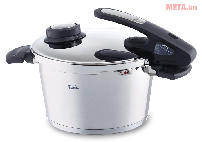 Nồi áp suất Fissler Edition 22cm - 6 lít có thiết kế tiện lợi 