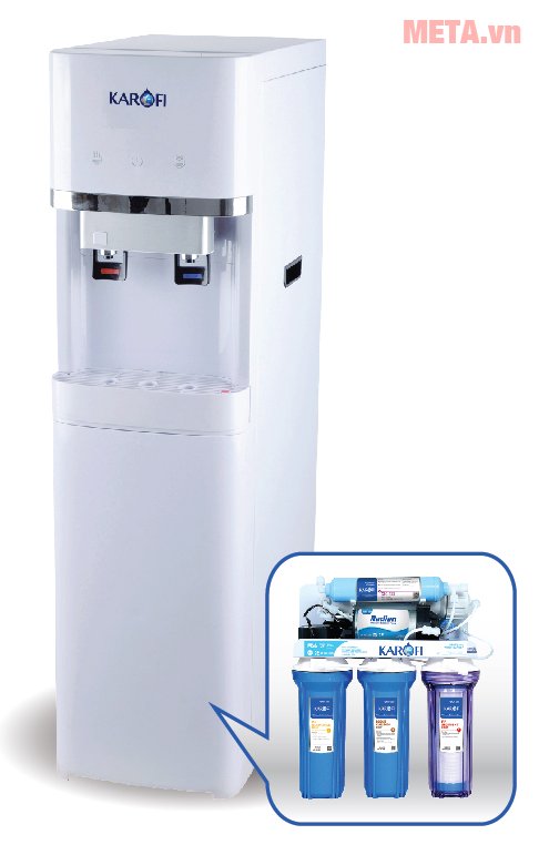 Cây nóng lạnh Karofi tích hợp RO HC300-RO 
