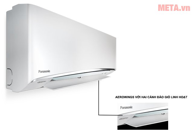 Điều hòa 2 chiều cao cấp Panasonic Inverter 12000 BTU CU/CS-Z12TKH-8 với cánh đảo gió linh hoạt 