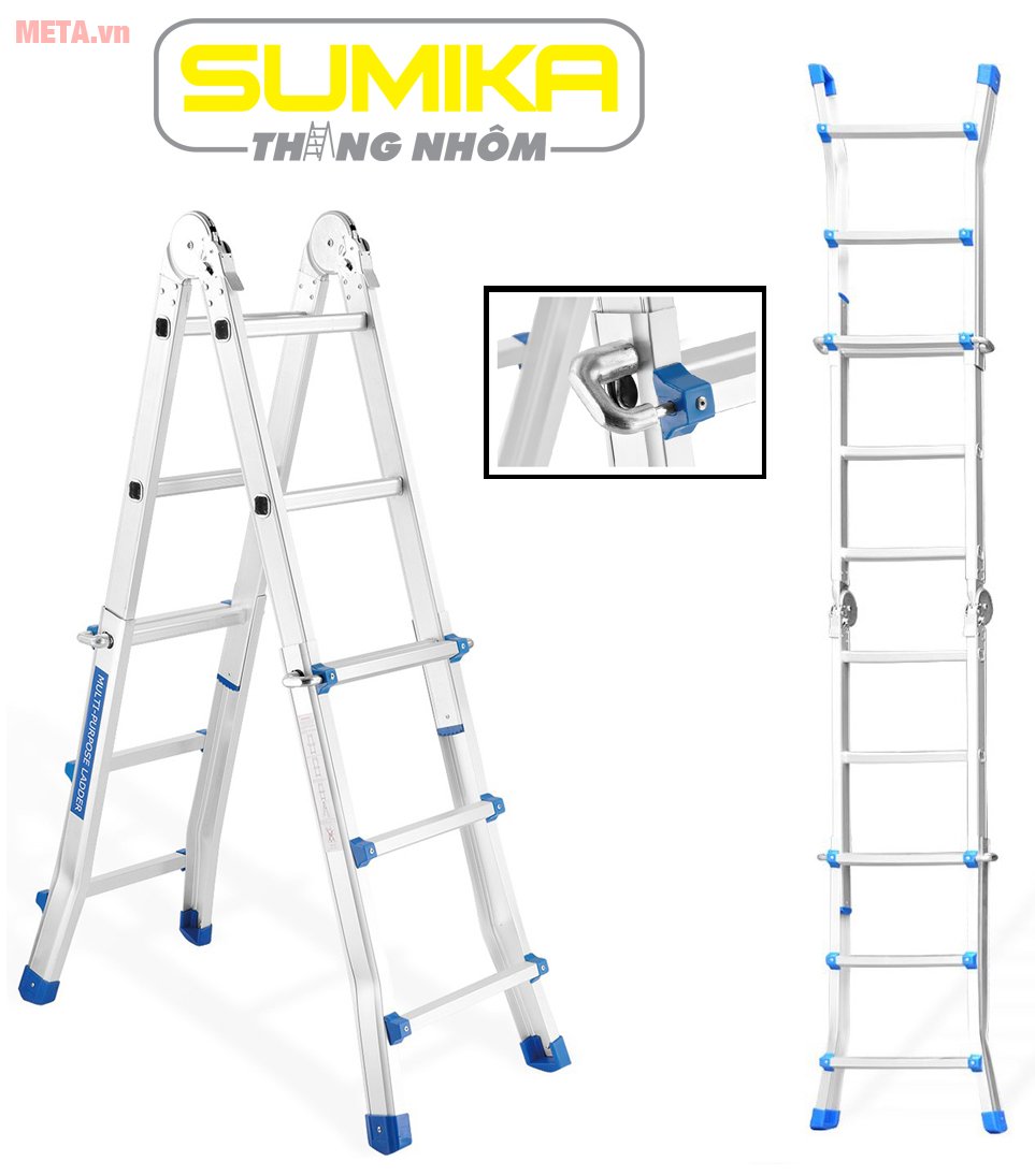 Thang nhôm gấp đa năng Sumika SKM 404