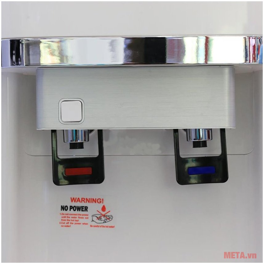 Cây nước nóng lạnh Karofi hút bình HC300-W có 2 vòi nóng lạnh 