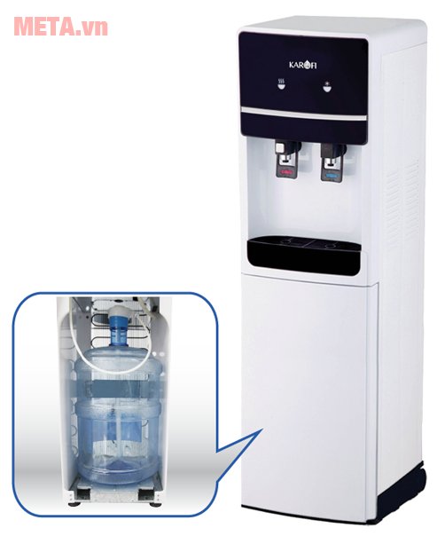 Cây nước uống nóng lạnh Karofi hút bình HC02-W